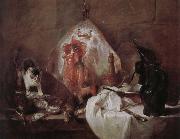 Jean Baptiste Simeon Chardin la raie painting